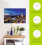 Artland Artprint Eiffeltoren en Seine s avonds Parijs als artprint van aluminium artprint voor buiten artprint op linnen poster muursticker - Thumbnail 6