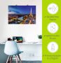 Artland Artprint Eiffeltoren en Seine s avonds Parijs als artprint van aluminium artprint voor buiten artprint op linnen poster muursticker - Thumbnail 5