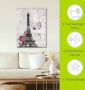 Artland Artprint Eiffeltoren grafiek als artprint van aluminium artprint voor buiten artprint op linnen poster muursticker - Thumbnail 5