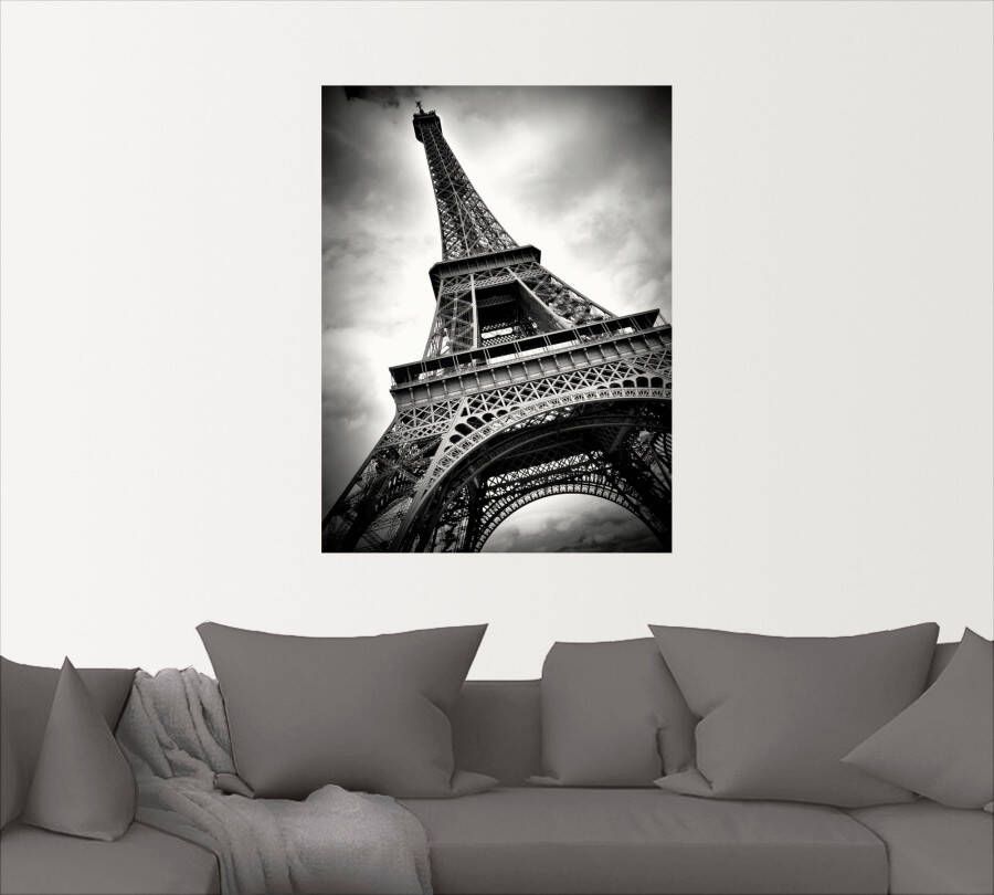 Artland Artprint Eiffeltoren Parijs als artprint op linnen poster in verschillende formaten maten