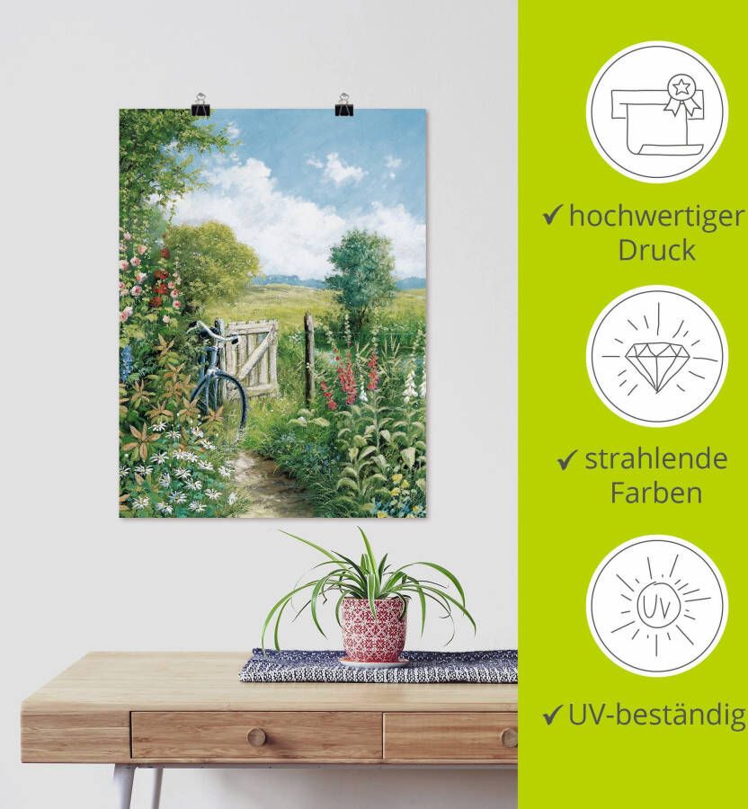 Artland Artprint Eindeloos doel als artprint op linnen poster in verschillende formaten maten