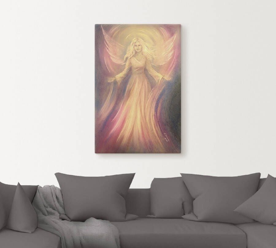 Artland Artprint Engel licht liefde spirituele schilderkunst als artprint van aluminium artprint voor buiten artprint op linnen poster muursticker