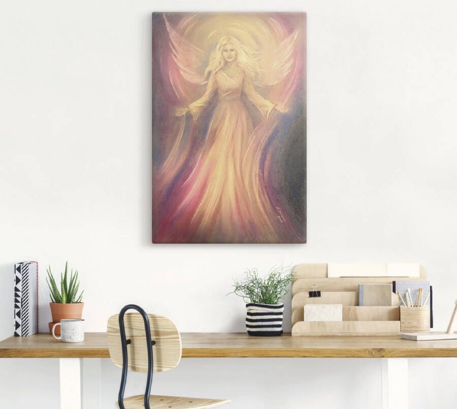 Artland Artprint Engel licht liefde spirituele schilderkunst als artprint van aluminium artprint voor buiten artprint op linnen poster muursticker