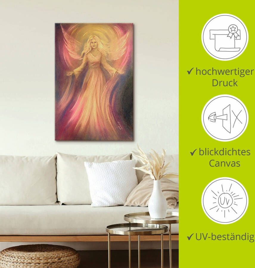 Artland Artprint Engel licht liefde spirituele schilderkunst als artprint van aluminium artprint voor buiten artprint op linnen poster muursticker