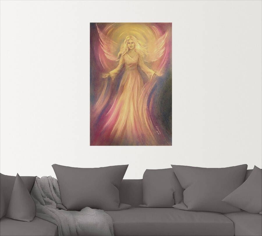 Artland Artprint Engel licht liefde spirituele schilderkunst als artprint van aluminium artprint voor buiten artprint op linnen poster muursticker