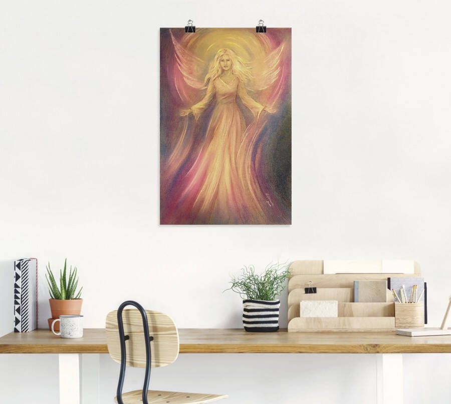 Artland Artprint Engel licht liefde spirituele schilderkunst als artprint van aluminium artprint voor buiten artprint op linnen poster muursticker