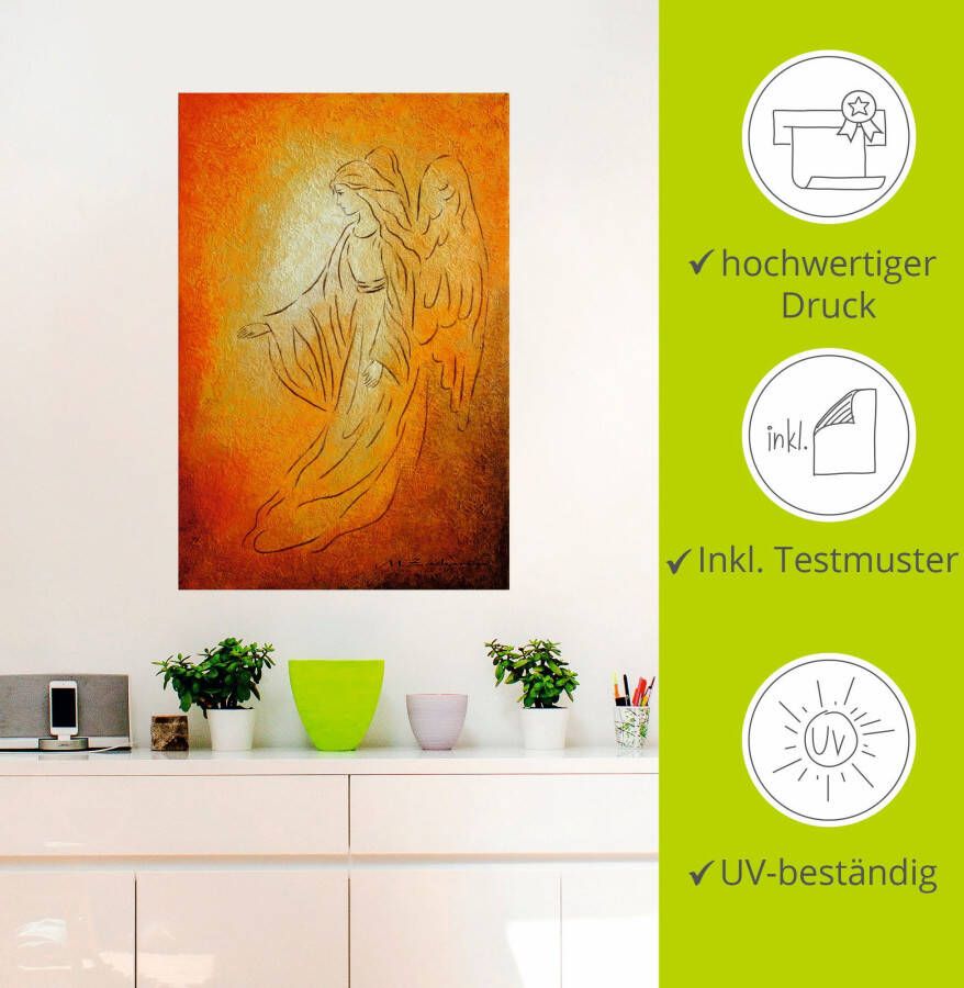 Artland Artprint Engel van de genezing engelkunst als artprint van aluminium artprint voor buiten artprint op linnen poster muursticker