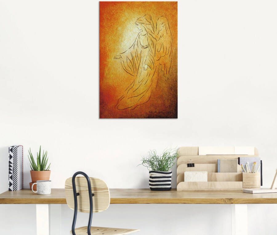 Artland Artprint Engel van de genezing engelkunst als artprint van aluminium artprint voor buiten artprint op linnen poster muursticker