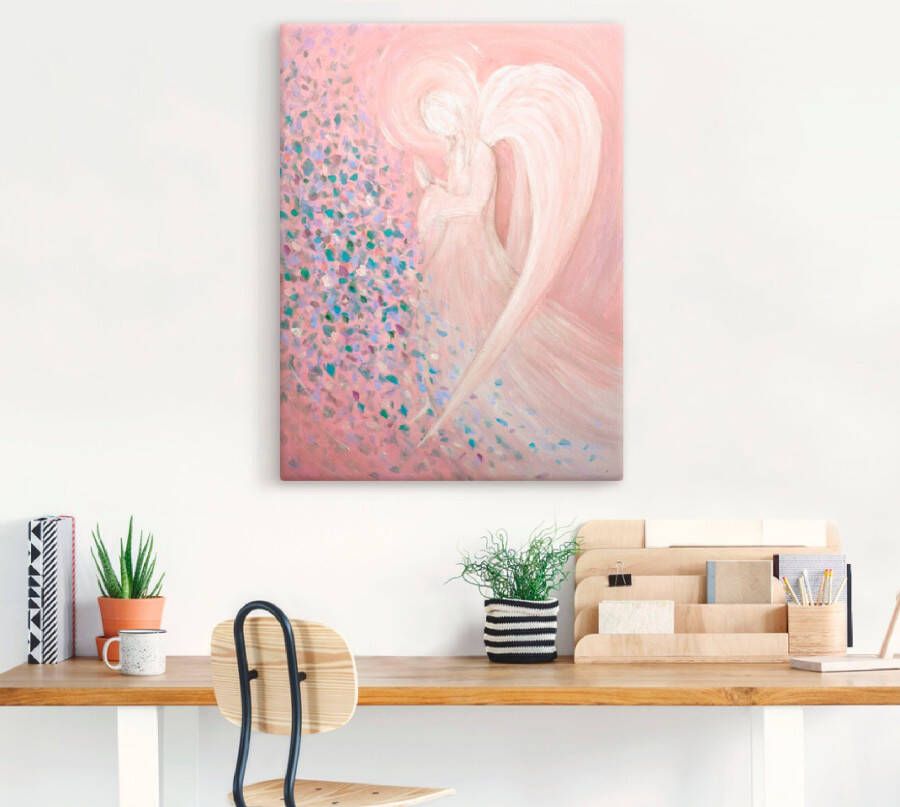 Artland Artprint Engelbeeld pastel als artprint van aluminium artprint voor buiten artprint op linnen poster muursticker