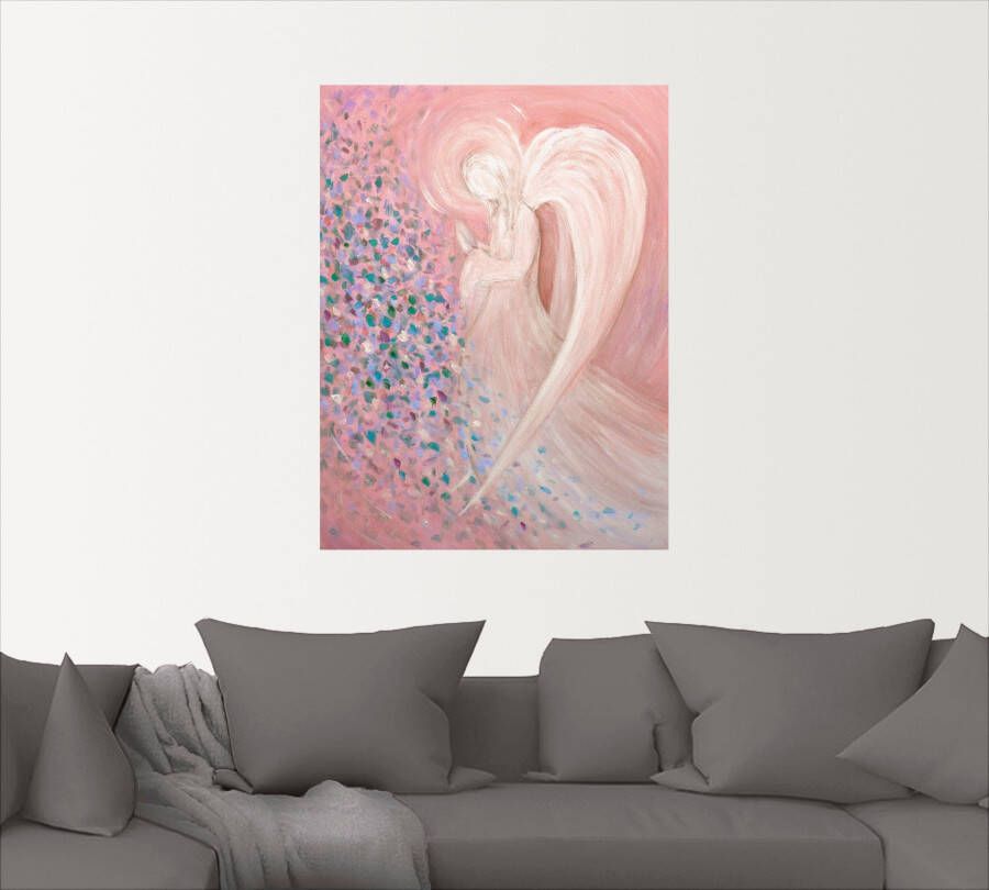 Artland Artprint Engelbeeld pastel als artprint van aluminium artprint voor buiten artprint op linnen poster muursticker