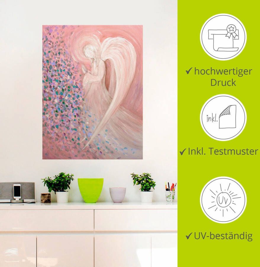 Artland Artprint Engelbeeld pastel als artprint van aluminium artprint voor buiten artprint op linnen poster muursticker