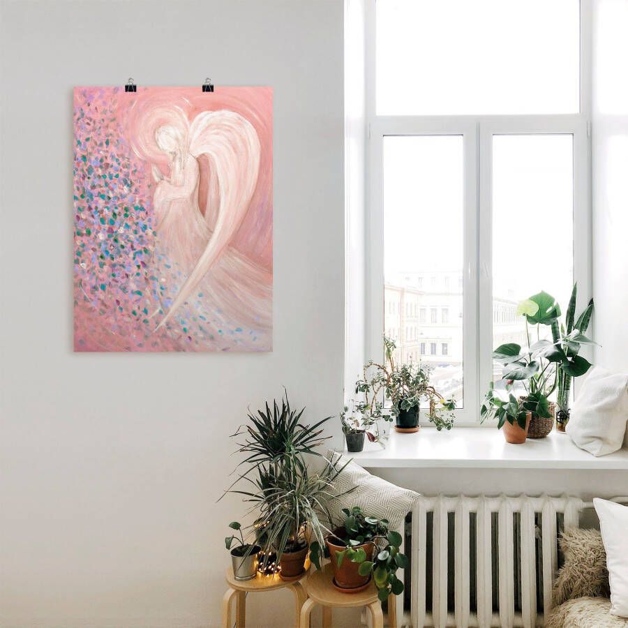 Artland Artprint Engelbeeld pastel als artprint van aluminium artprint voor buiten artprint op linnen poster muursticker