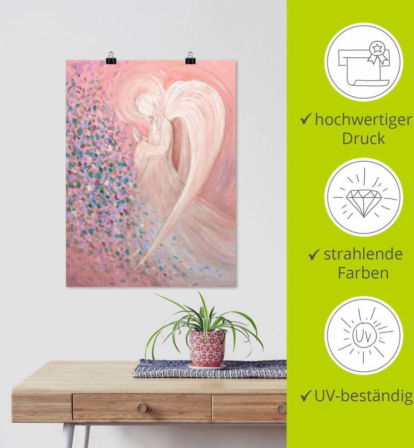 Artland Artprint Engelbeeld pastel als artprint van aluminium artprint voor buiten artprint op linnen poster muursticker