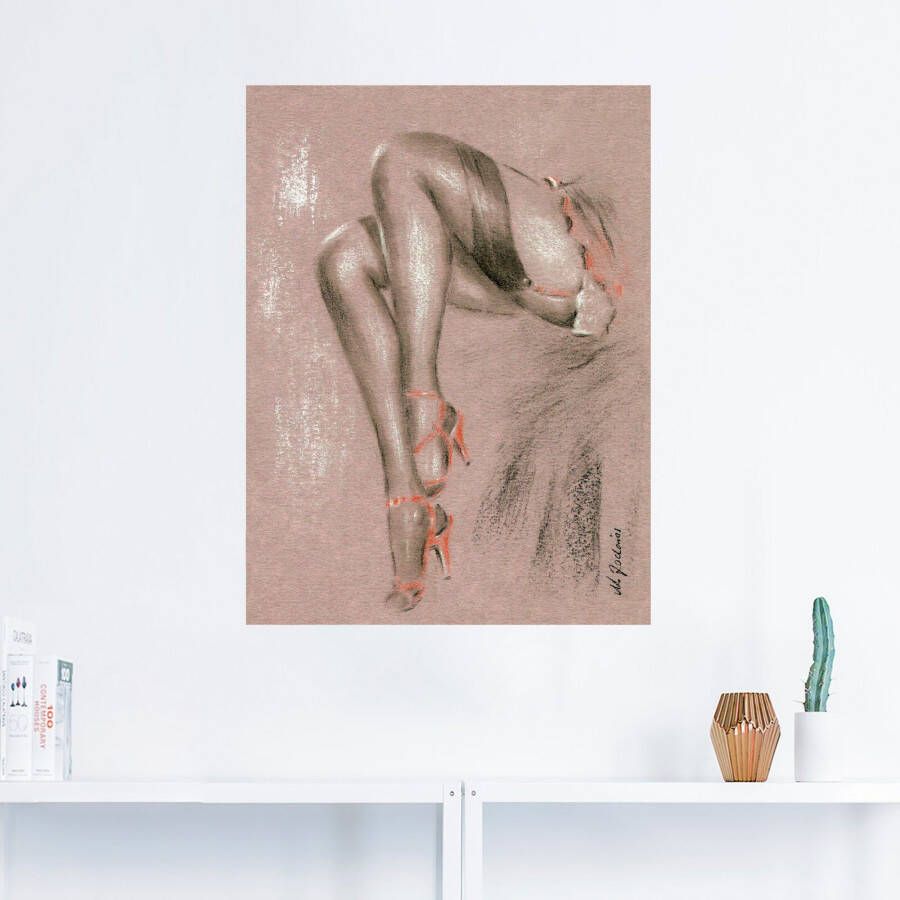 Artland Artprint Erotisch in highheels als artprint op linnen poster in verschillende formaten maten