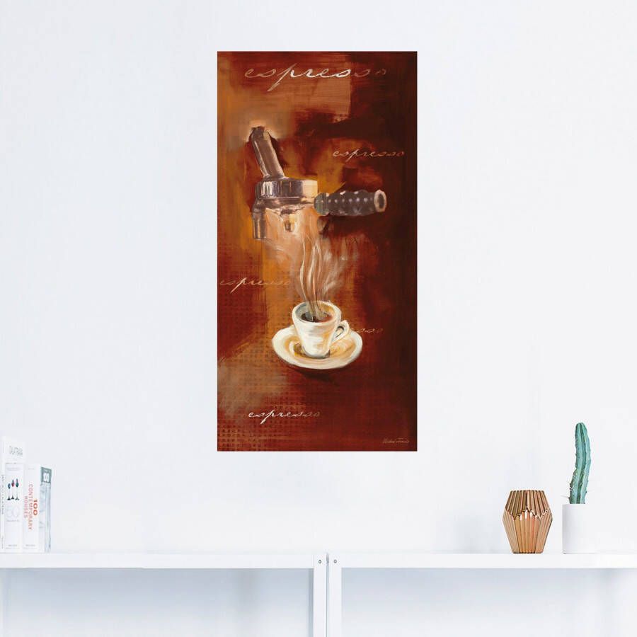 Artland Artprint Espresso I als artprint van aluminium artprint voor buiten artprint op linnen poster muursticker