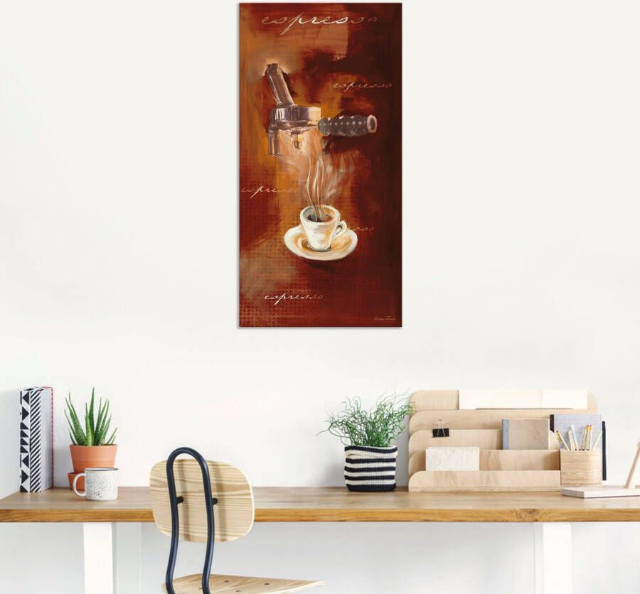 Artland Artprint Espresso I als artprint van aluminium artprint voor buiten artprint op linnen poster muursticker