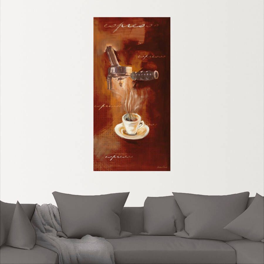 Artland Artprint Espresso I als artprint van aluminium artprint voor buiten artprint op linnen poster muursticker