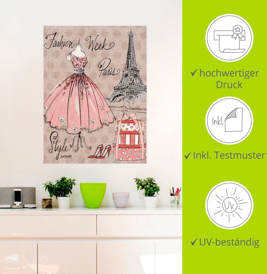 Artland Artprint Fashion Week III als artprint op linnen poster muursticker in verschillende maten