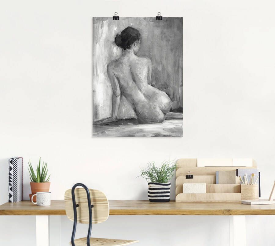 Artland Artprint Figuur in zwart & wit I als artprint van aluminium artprint voor buiten artprint op linnen poster muursticker