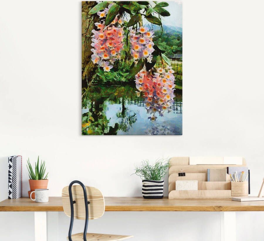 Artland Artprint Fleurige tropische boom II als artprint op linnen muursticker in verschillende maten