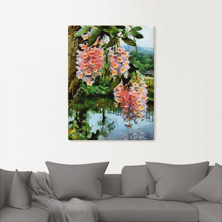 Artland Artprint Fleurige tropische boom II als artprint op linnen muursticker in verschillende maten