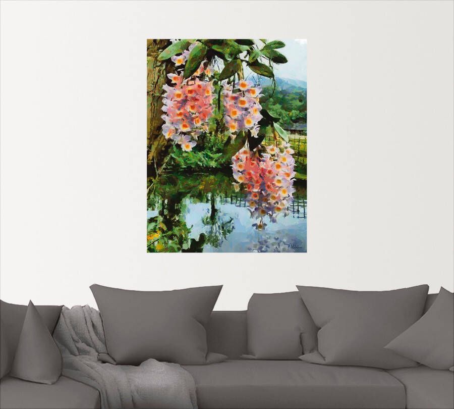 Artland Artprint Fleurige tropische boom II als artprint op linnen muursticker in verschillende maten