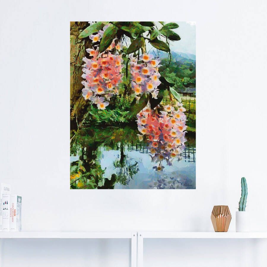 Artland Artprint Fleurige tropische boom II als artprint op linnen muursticker in verschillende maten