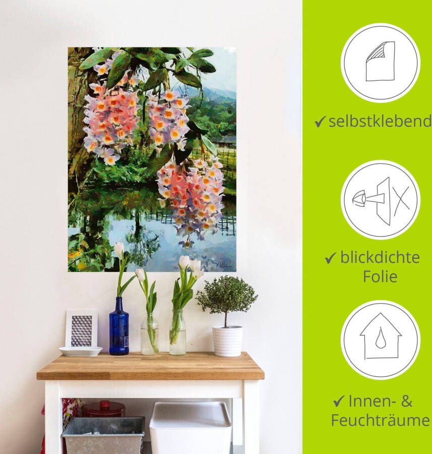 Artland Artprint Fleurige tropische boom II als artprint op linnen muursticker in verschillende maten