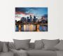 Artland Artprint Frankfurt am Main Skyline II als artprint van aluminium artprint voor buiten artprint op linnen poster in verschillende maten. maten - Thumbnail 4