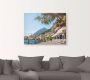 Artland Artprint Gardameer Limone sul Garda I als artprint op linnen poster in verschillende formaten maten - Thumbnail 3