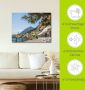 Artland Artprint Gardameer Limone sul Garda I als artprint op linnen poster in verschillende formaten maten - Thumbnail 5