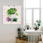 Artland Artprint Geneeskrachtige kruiden op witte achtergrond keuken als artprint van aluminium artprint voor buiten artprint op linnen poster muursticker - Thumbnail 4