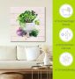 Artland Artprint Geneeskrachtige kruiden op witte achtergrond keuken als artprint van aluminium artprint voor buiten artprint op linnen poster muursticker - Thumbnail 5