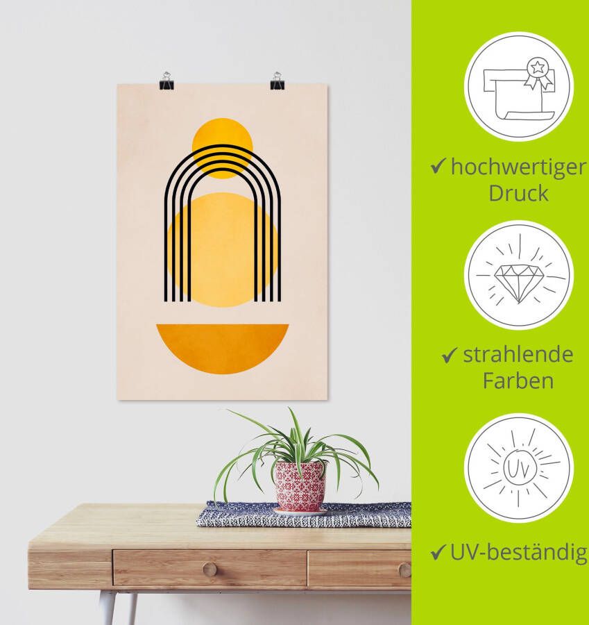 Artland Artprint Geometrica Nr. 5 als artprint van aluminium artprint op linnen poster muursticker in verschillende maten