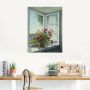 Artland Artprint Geraniums aan het raam als artprint van aluminium artprint voor buiten artprint op linnen poster muursticker - Thumbnail 5