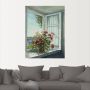 Artland Artprint Geraniums aan het raam als artprint van aluminium artprint voor buiten artprint op linnen poster muursticker - Thumbnail 2