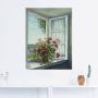 Artland Artprint Geraniums aan het raam als artprint van aluminium artprint voor buiten artprint op linnen poster muursticker - Thumbnail 4