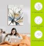 Artland Artprint Geschetst bloemenpatroon I als artprint van aluminium artprint voor buiten artprint op linnen poster muursticker - Thumbnail 4