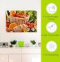 Artland Artprint Gezond leven fruit en groentenmand als artprint van aluminium artprint op linnen muursticker of poster in verschillende maten - Thumbnail 5