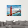 Artland Artprint Golden Gate Bridge als artprint van aluminium artprint voor buiten artprint op linnen poster muursticker - Thumbnail 2