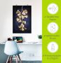 Artland Artprint Gouden gingko als artprint op linnen poster in verschillende formaten maten - Thumbnail 3