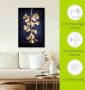 Artland Artprint Gouden gingko als artprint op linnen poster in verschillende formaten maten - Thumbnail 6