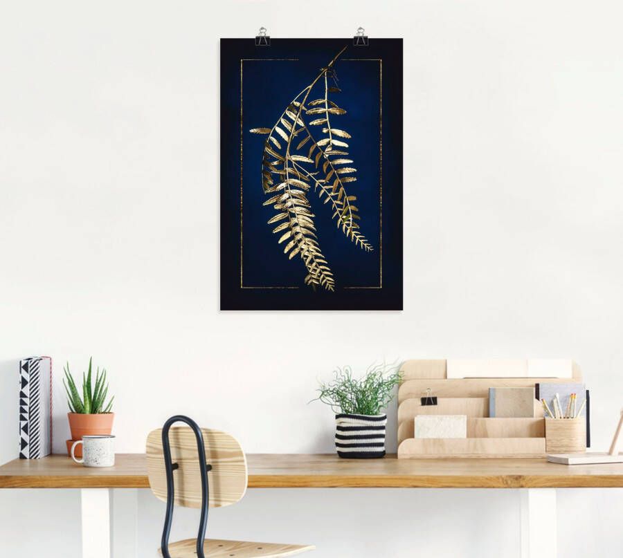 Artland Artprint Gouden peperboom als artprint op linnen poster in verschillende formaten maten