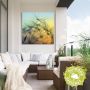 Artland Artprint Gouden zonsondergang en paardenbloemen als artprint van aluminium artprint voor buiten artprint op linnen poster muursticker - Thumbnail 2