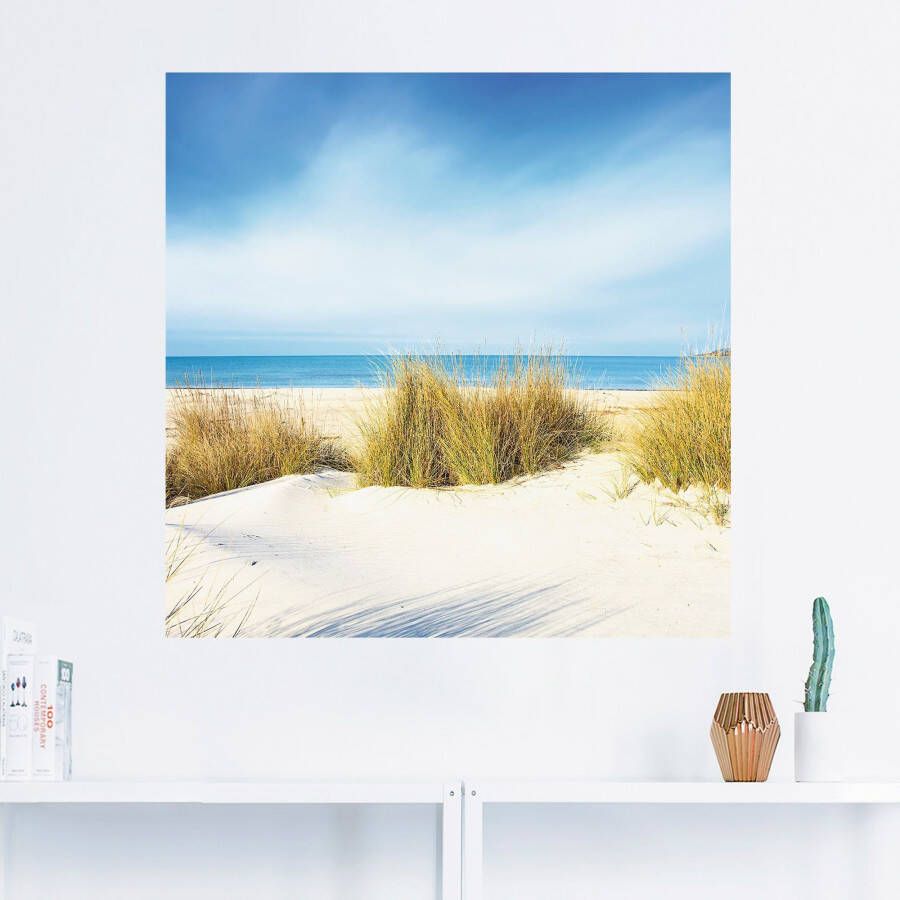 Artland Artprint Gras op zandduinen als artprint op linnen poster muursticker in verschillende maten