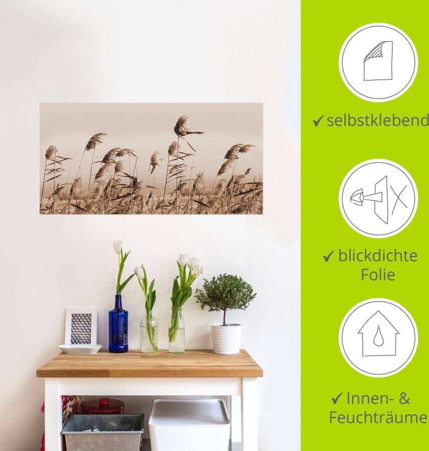 Artland Artprint Grassen als artprint van aluminium artprint voor buiten artprint op linnen poster muursticker