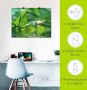 Artland Artprint Groene achtergrond met gras als artprint op linnen poster muursticker in verschillende maten - Thumbnail 5