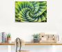 Artland Artprint Groene spiraal als artprint van aluminium artprint op linnen muursticker of poster in verschillende maten - Thumbnail 2