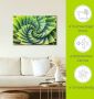 Artland Artprint Groene spiraal als artprint van aluminium artprint op linnen muursticker of poster in verschillende maten - Thumbnail 5