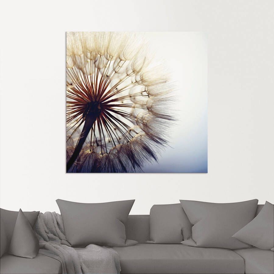 Artland Artprint Grote pluizenbol als artprint van aluminium artprint voor buiten artprint op linnen poster muursticker